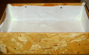 Add thumb tacks to the side for support.